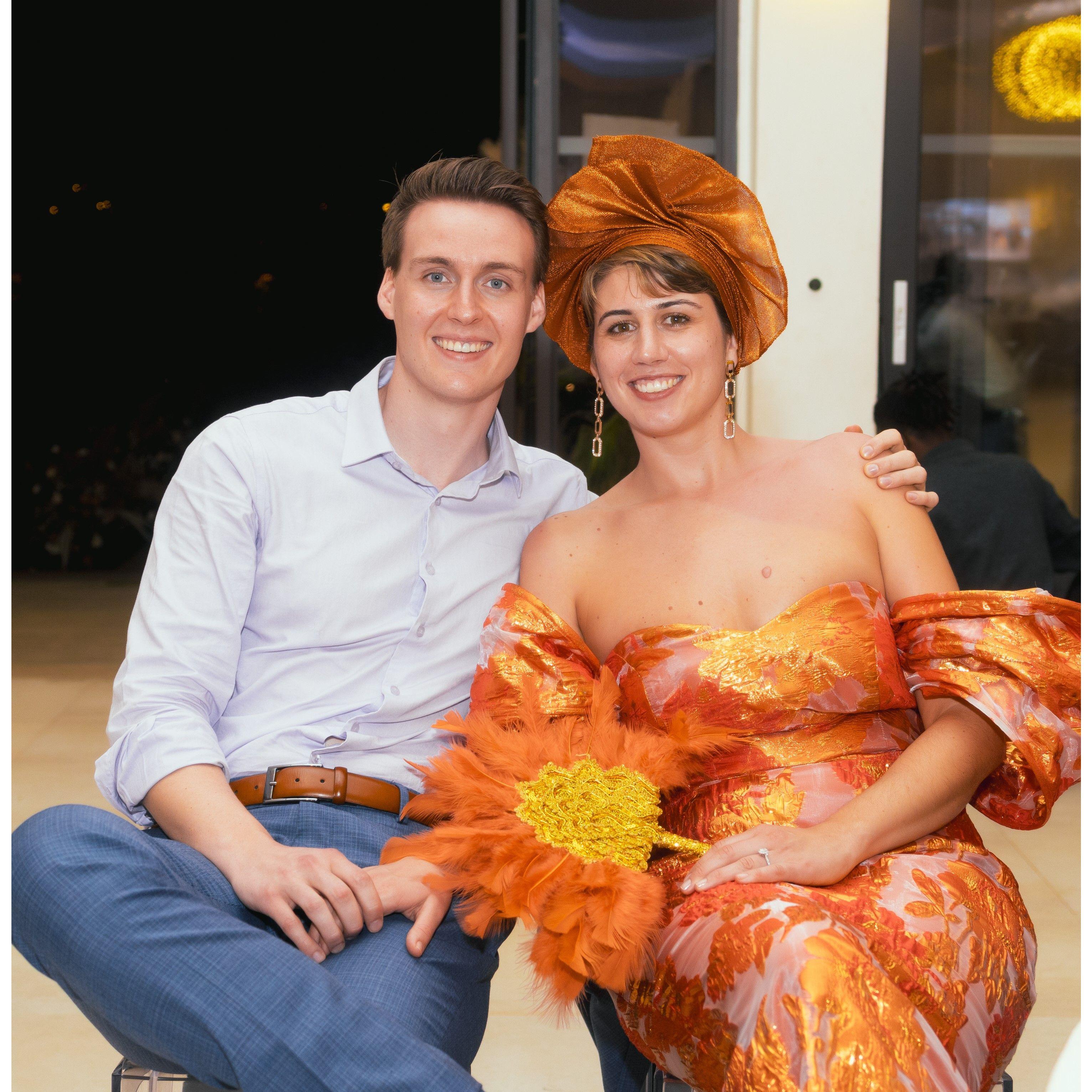 December 2023 - Our first time in Africa, attending a gorgeous Nigerian wedding