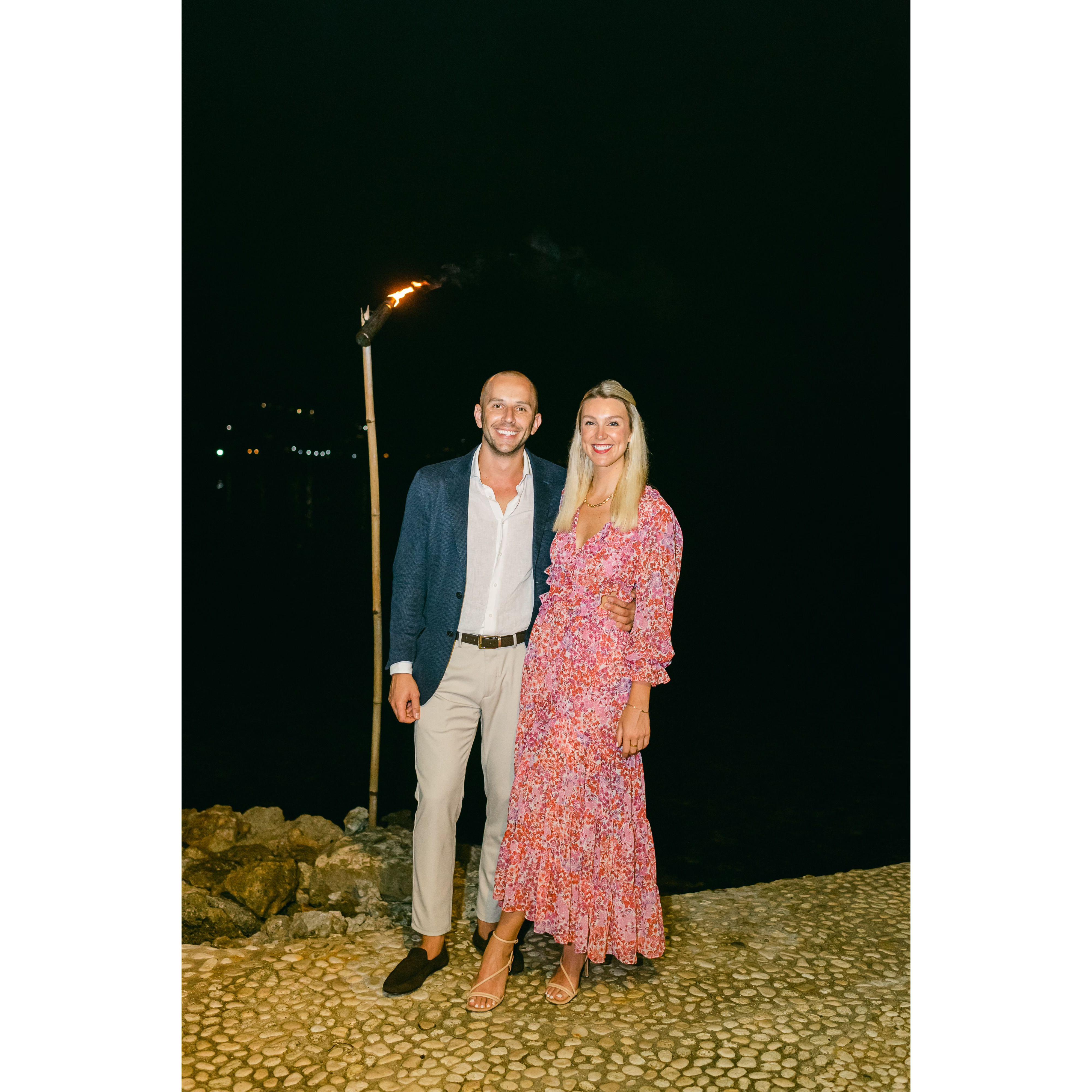 In Jamaica celebrating Cat & Brian