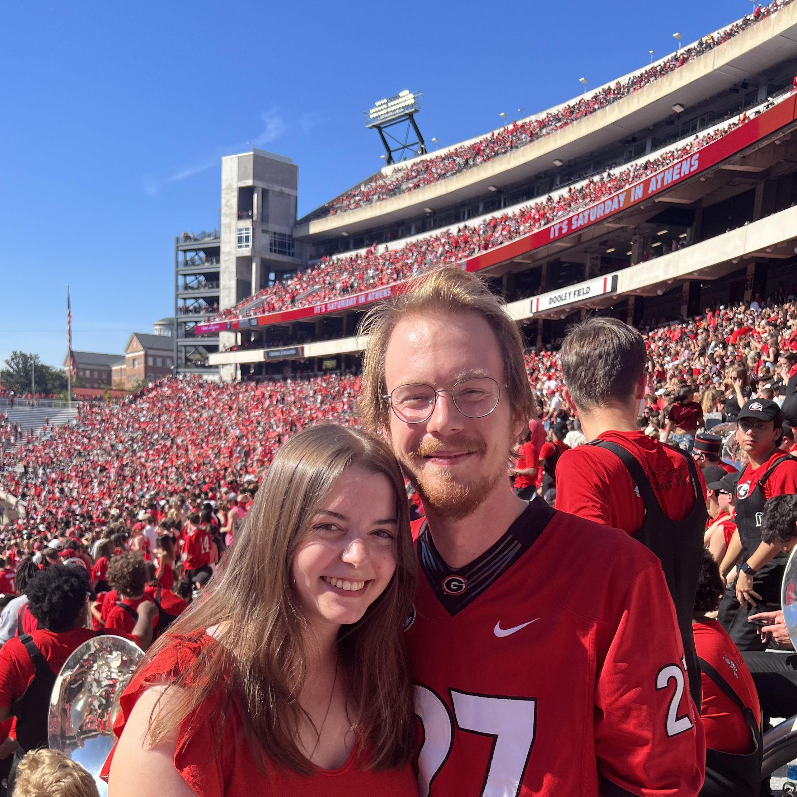 Our first football game together!