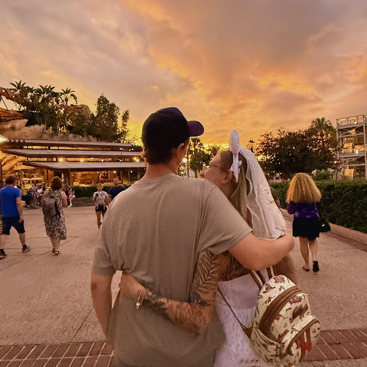 Summer 2025 - Most recent Disney trip; Peighton finally got her bridal Mickey ears