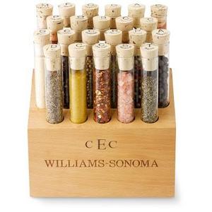 Williams Sonoma 22 Vial Spice Block Set