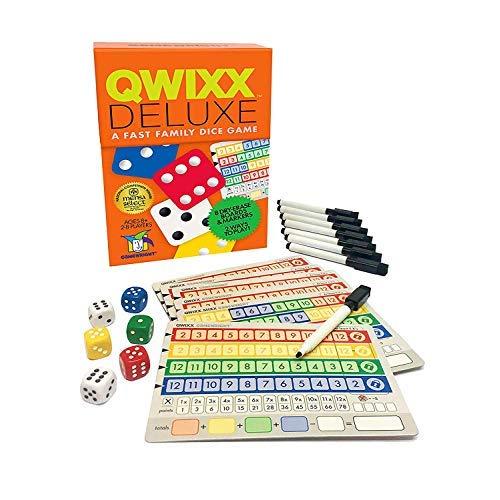 Gamewright Qwixx Deluxe - Fast Family Dice Game