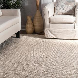 Ashli Solid Jute Area Rug