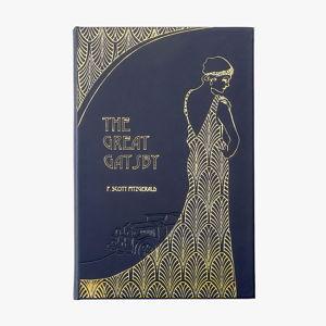 Pottery Barn The Great Gatsby by F. Scott Fitzgerald Leather-Bound Book