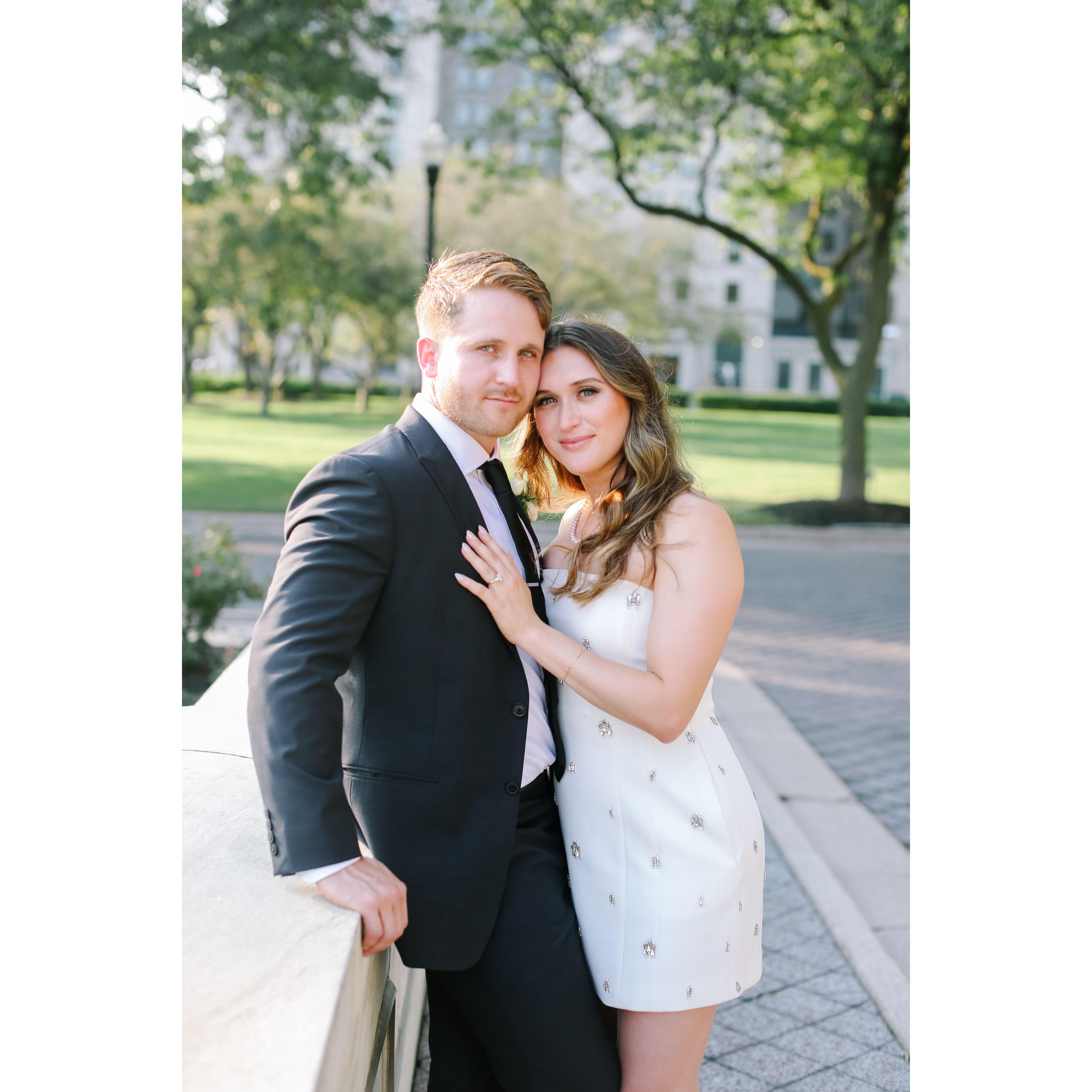 Engagement photos in Detroit