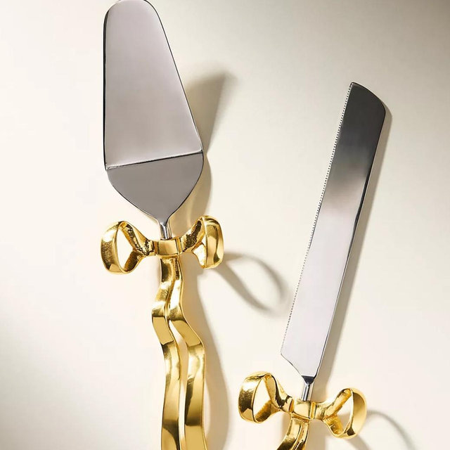 Benedita Bow Metal Serve Set