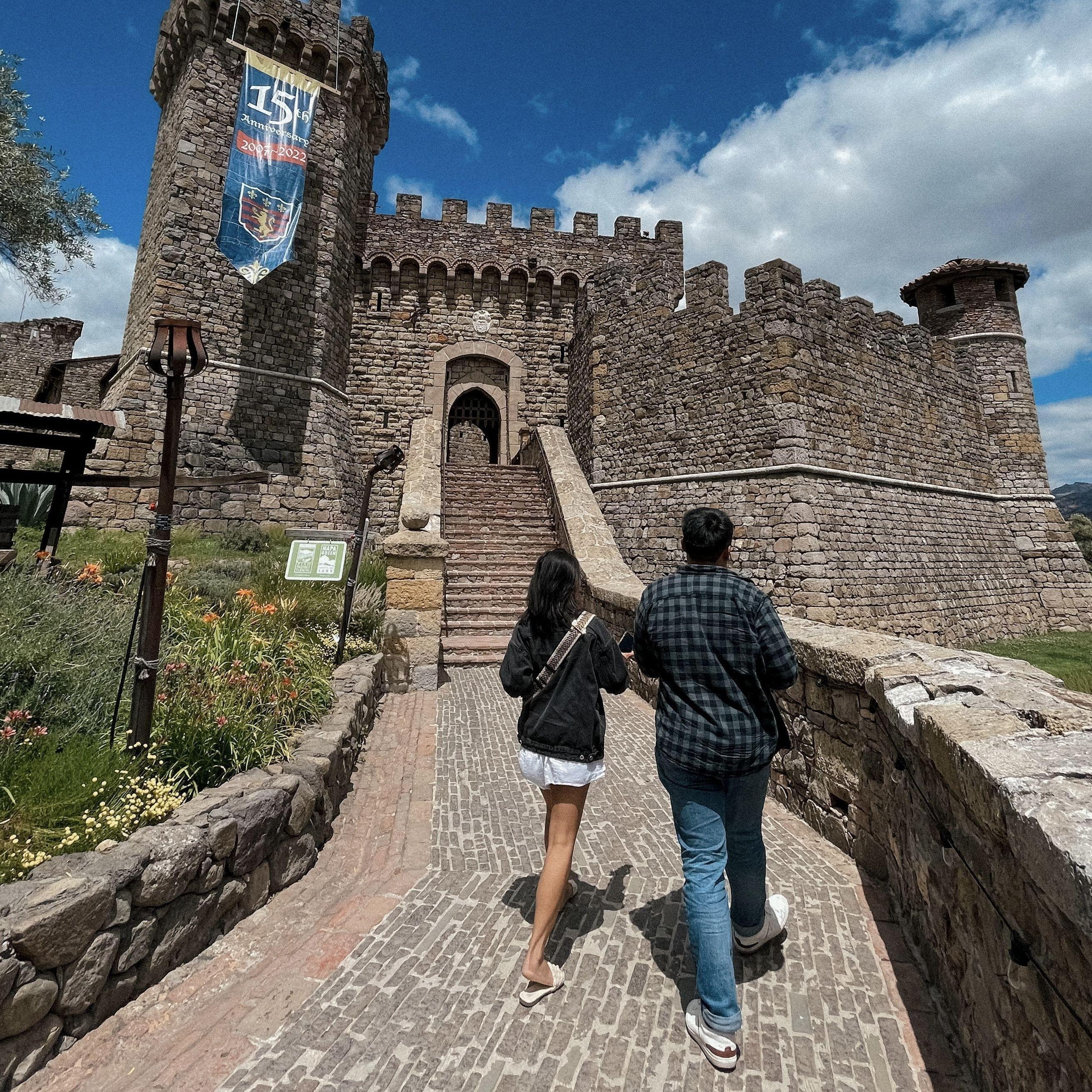 ‘bout to enter our castle hehe