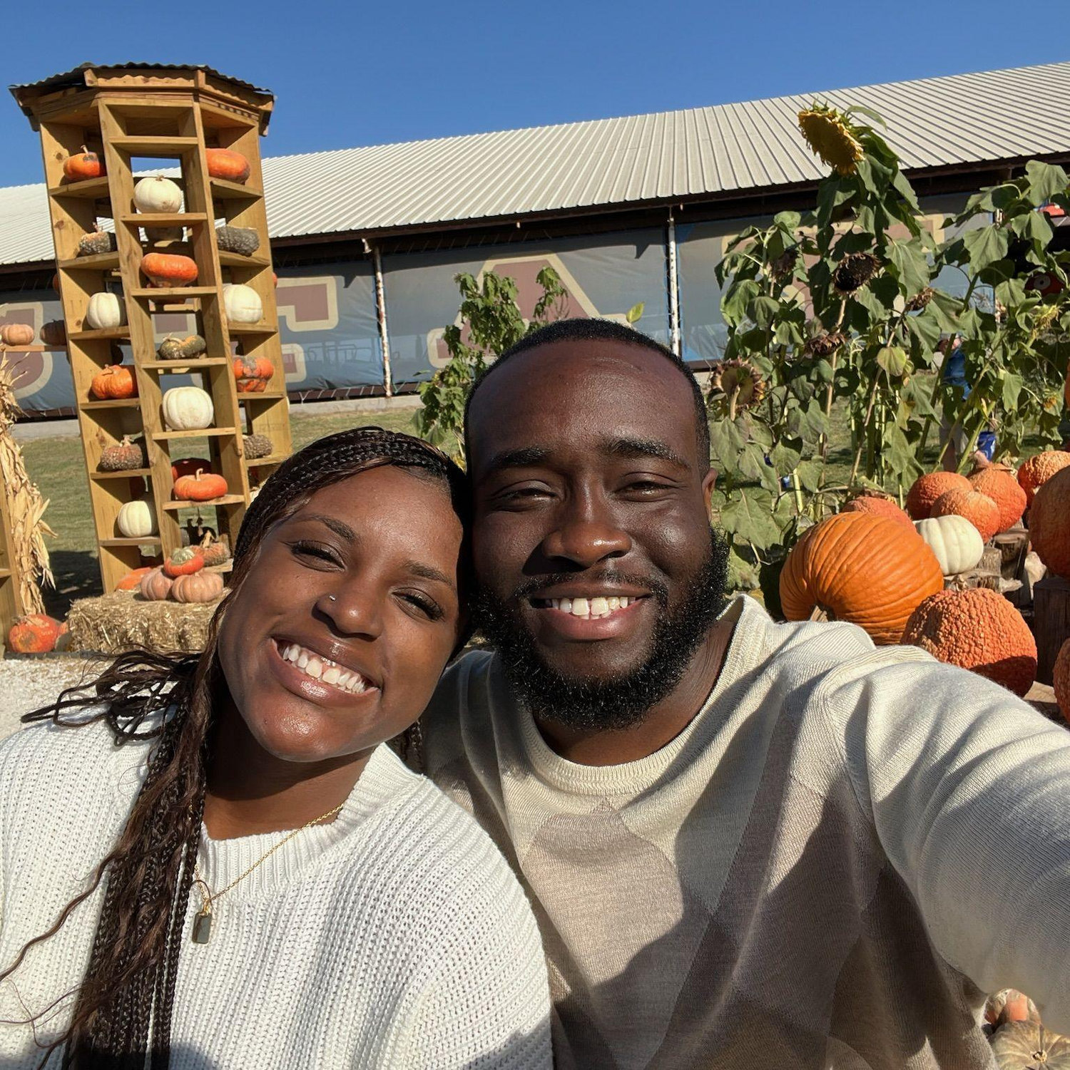 Our first visit to the pumpkin patches!