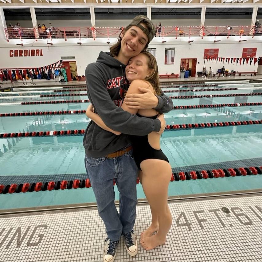 Megan's senior meet at CUA | 1.23.2023