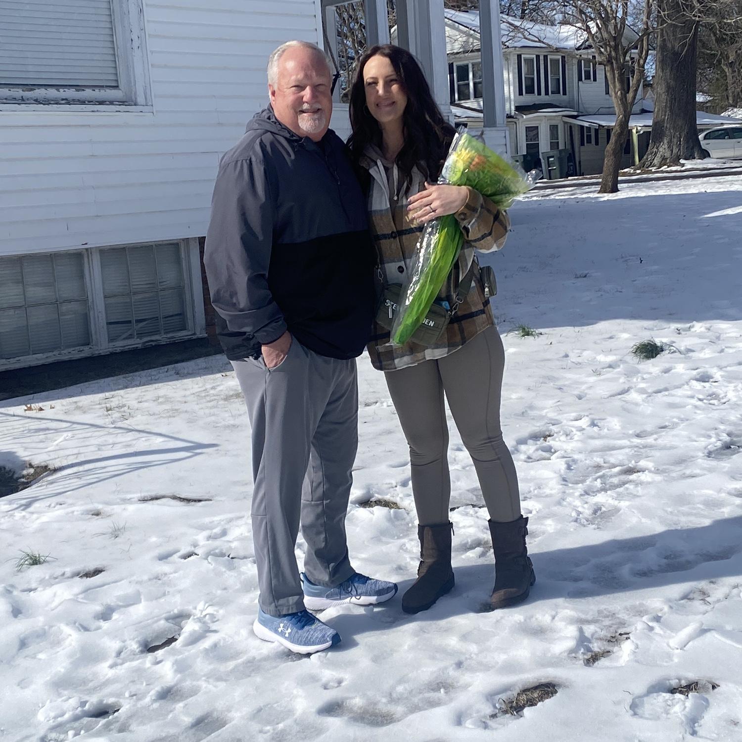 Sarah and her dad ❤️