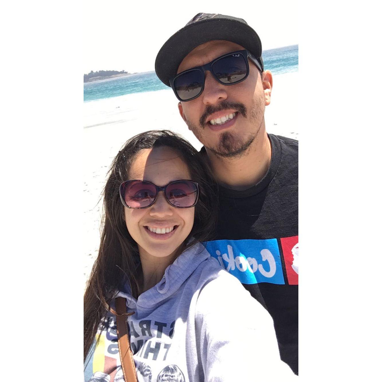 First time at Carmel beach