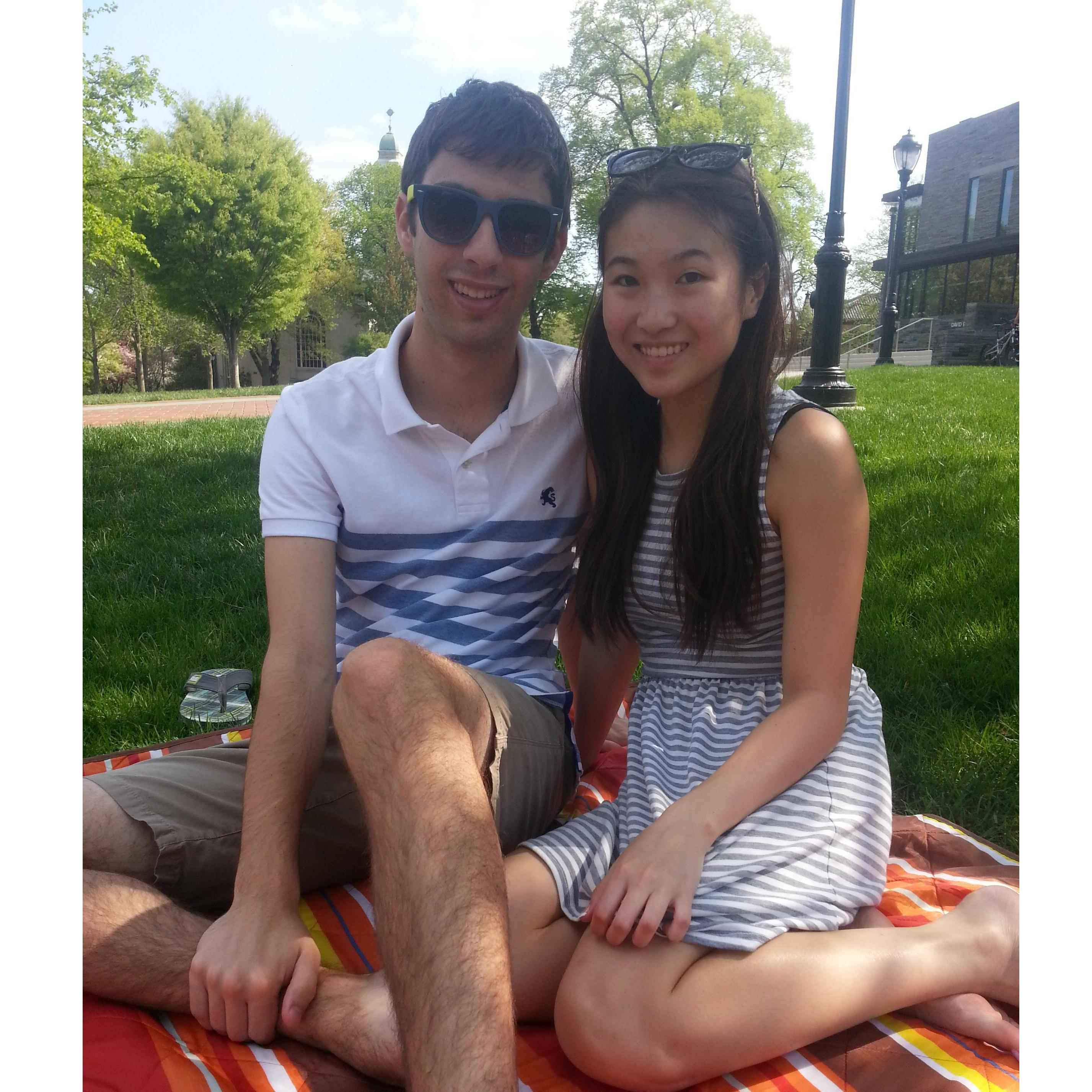 His first visit to Lafayette College