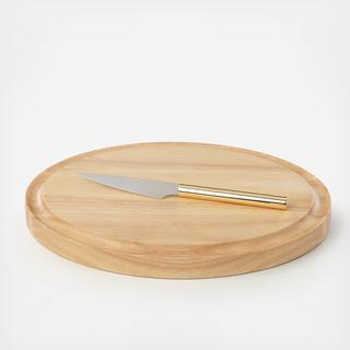 Melrose Avenue Bar Board With Knife