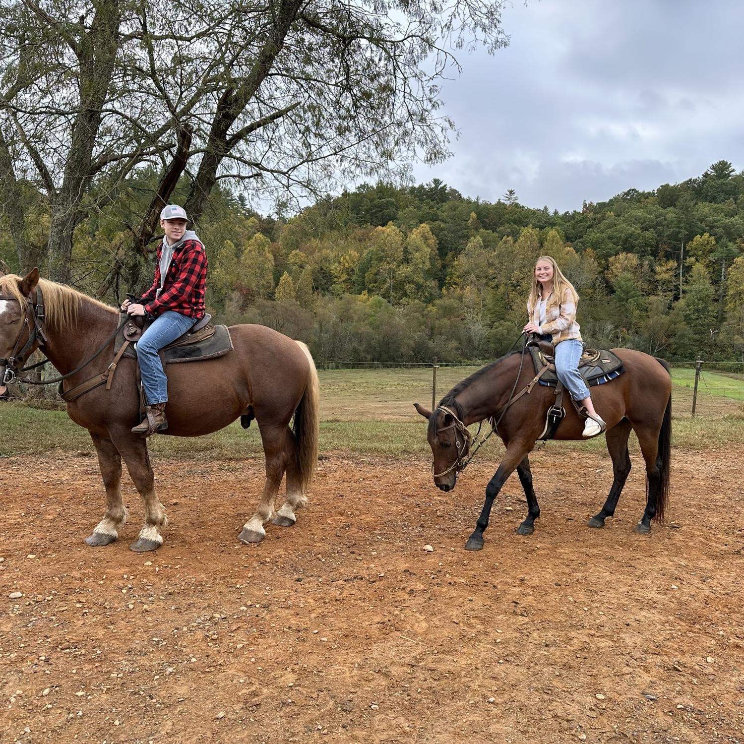 Horseback Riding during Mountain Getaway - Oct. 14th, 2024
