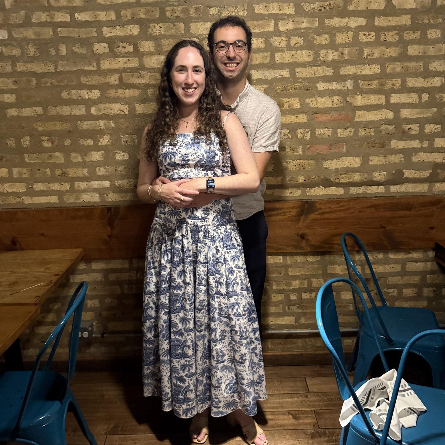 Our -1 wedding anniversary coincided with two of our Kellogg friends getting engaged. We can't wait to pass the torch (bouquet?) to you, Niah & David!!