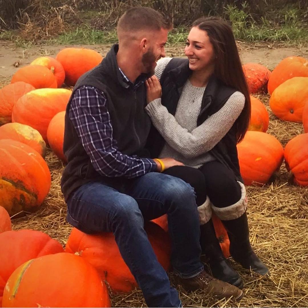 The first time Rachel made Luke take "candid" photos together.