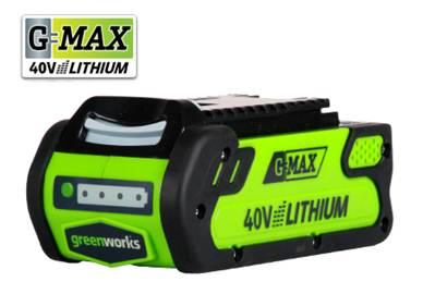 GreenWorks 29472 G-MAX 4 AH Li-Ion, 40V 4amp G-MAX Battery