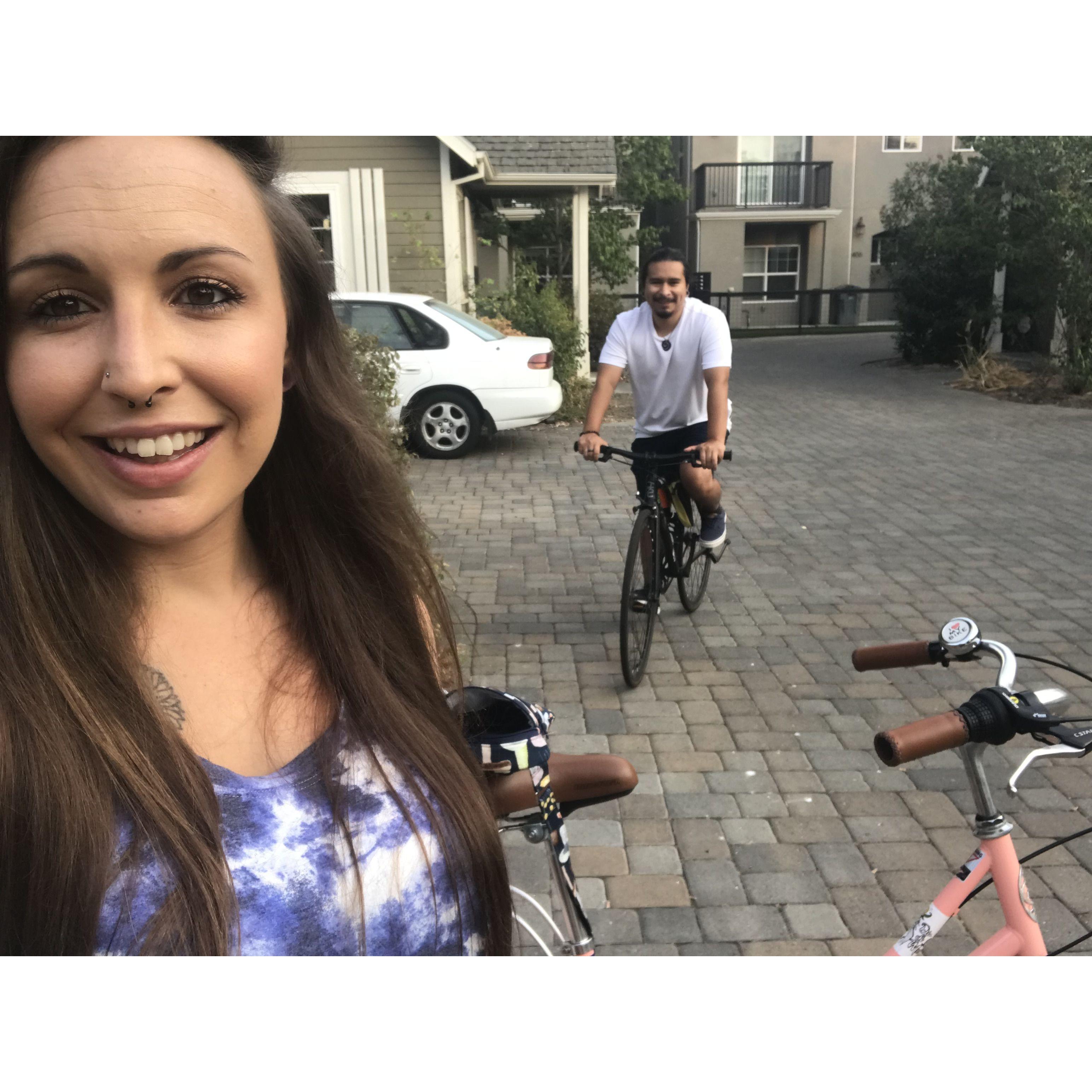 Getting ready for a bike day!