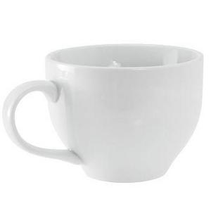 Great White Cup & Saucer, Set of 4