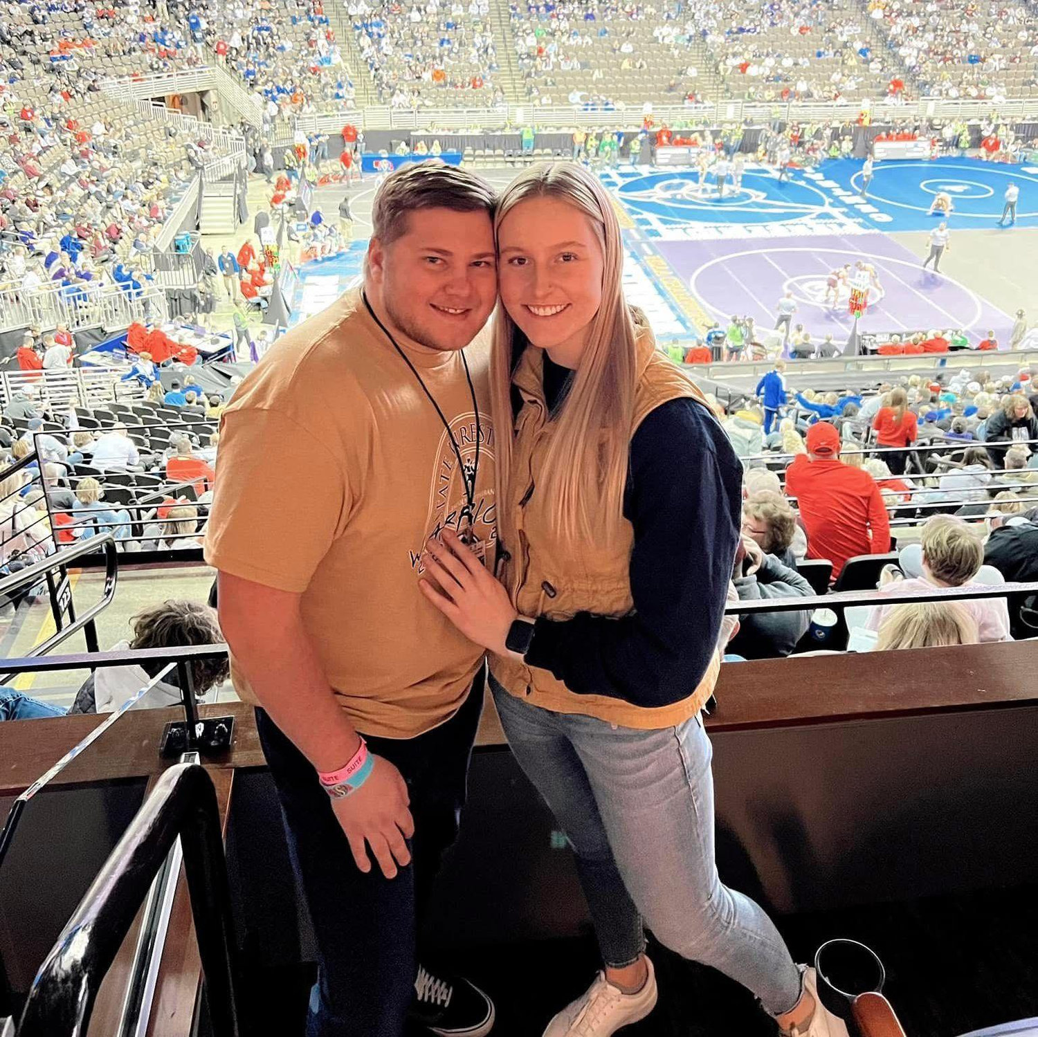State Wrestling at CHI Health Center in Omaha 2023
