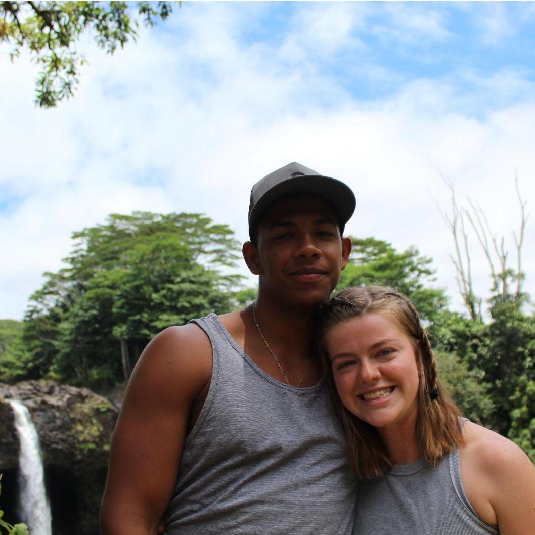 Haley and Daniel's weekend trip to a waterfall in Hawaii! He asked her to be his girlfriend that same night!