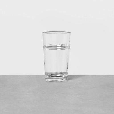 15oz Double Banded Glass Drinkware Tall - Hearth & Hand™ with Magnolia