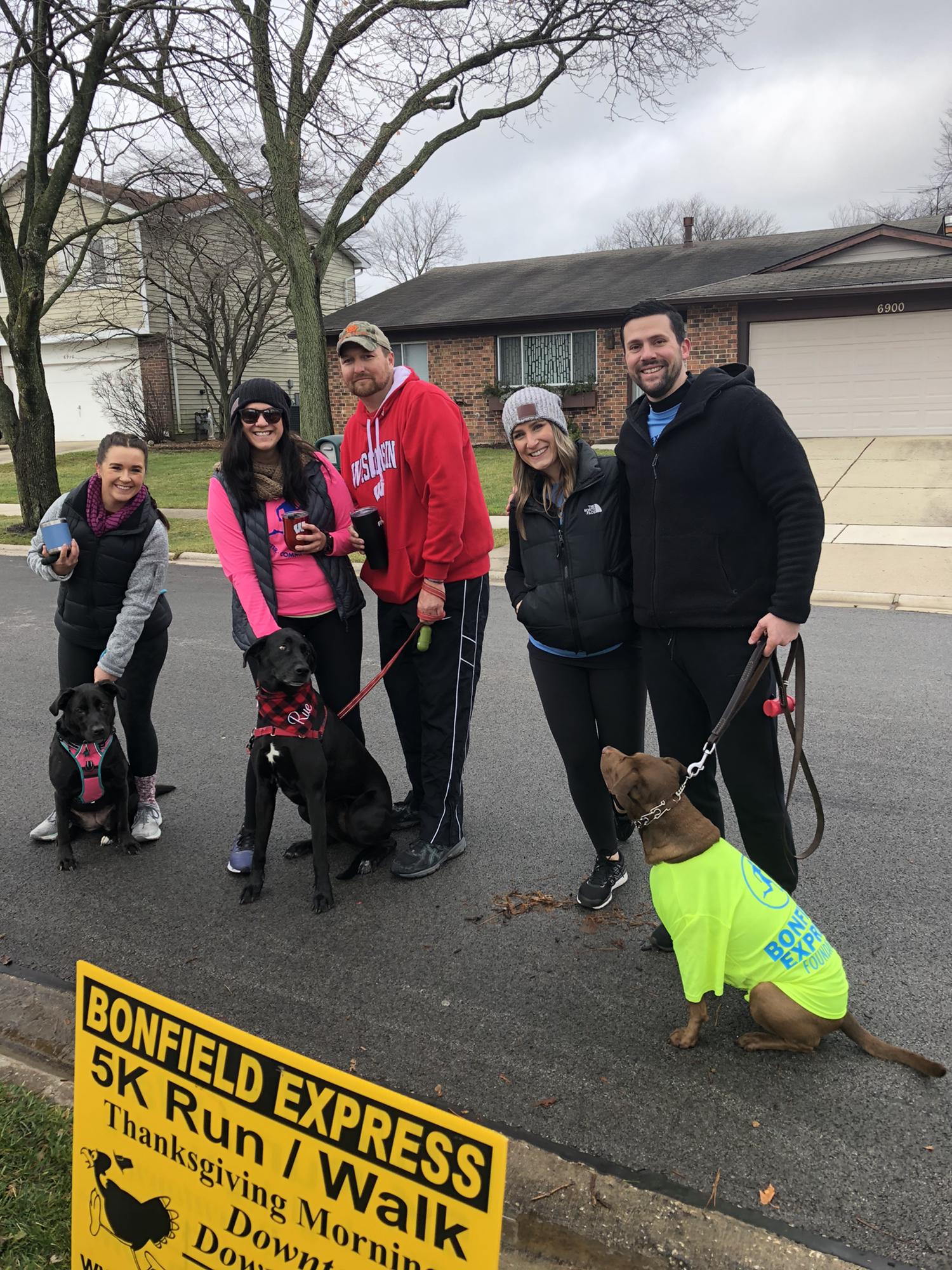 November 2020: DIY Bonfield Express with the puppy crew!