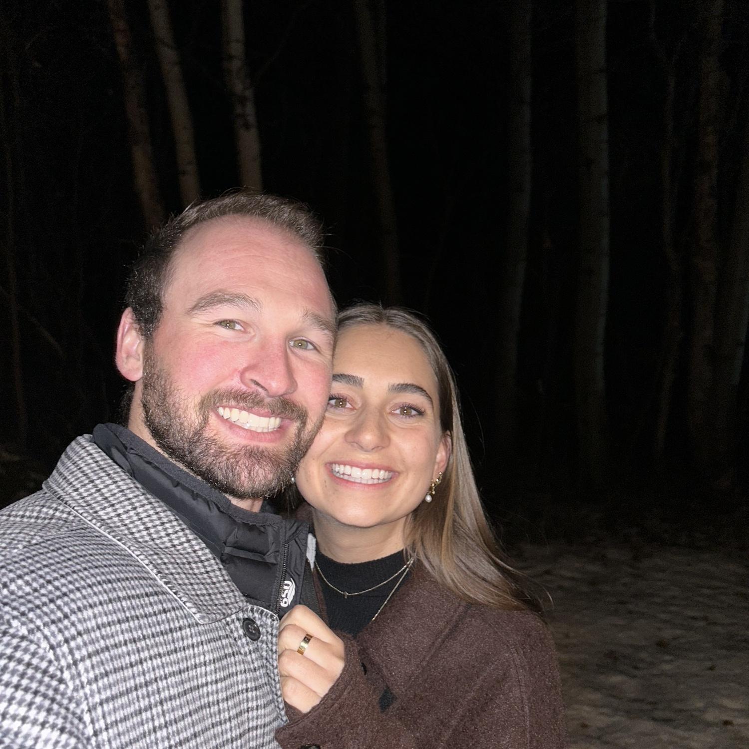 Trip up to McCall, Idaho. (Max proposed the next week)
