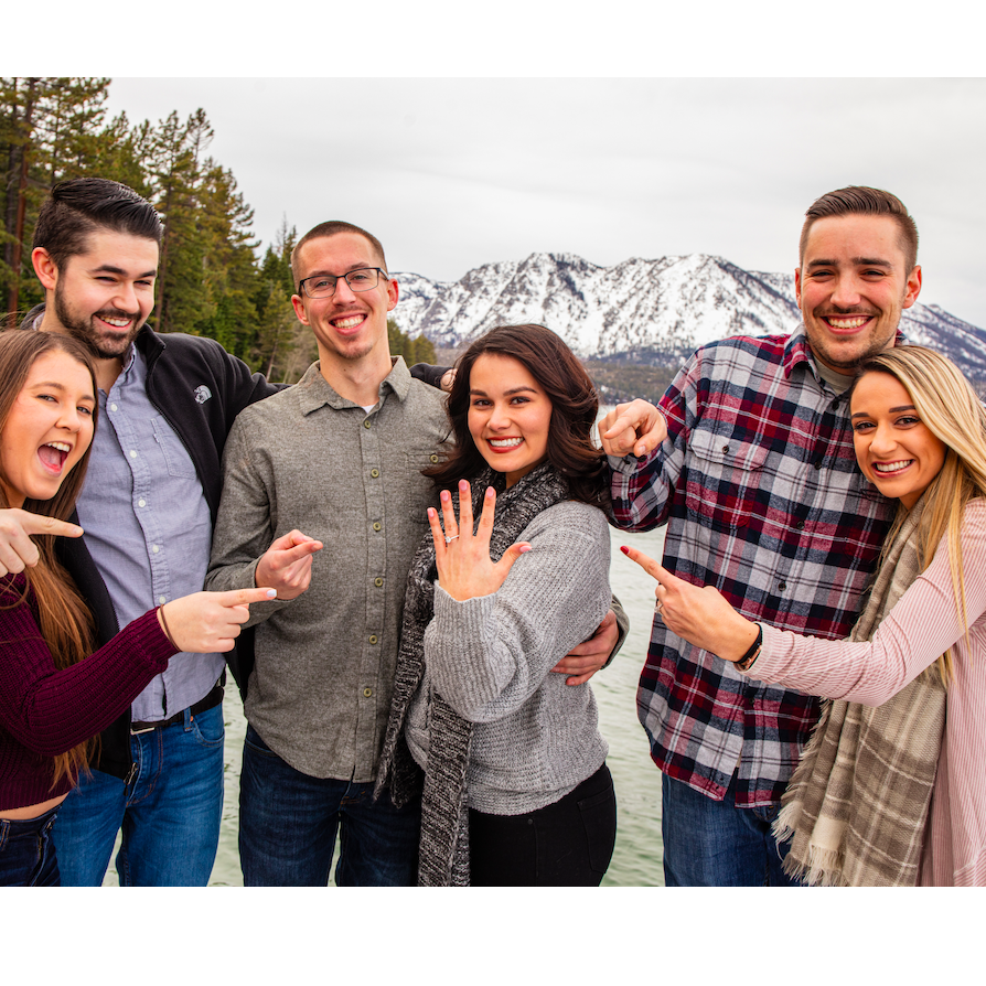 Sofia thought we were going on a friends trip to Tahoe. Little did she know, this entire weekend trip was planned for the engagement!