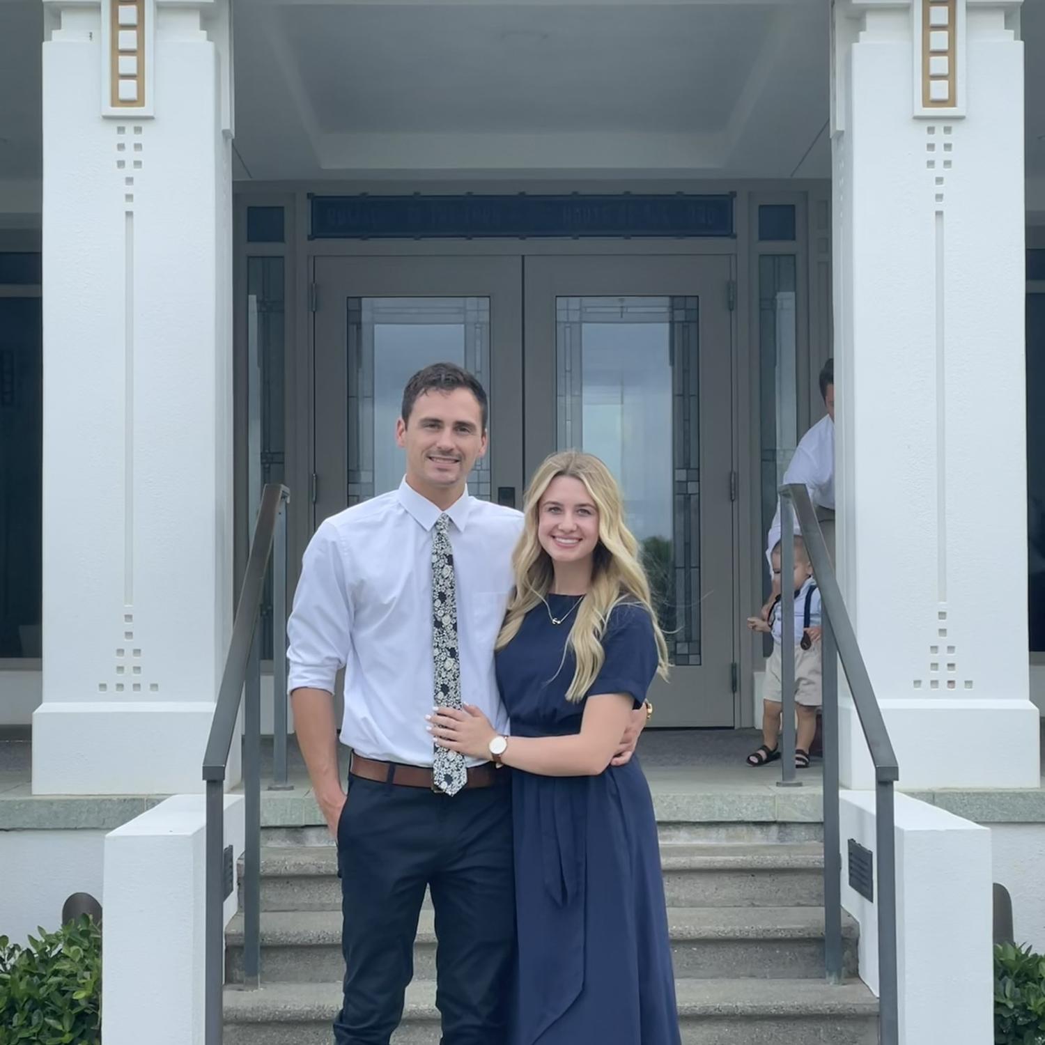 Laie Temple for Paige + Carter’s wedding