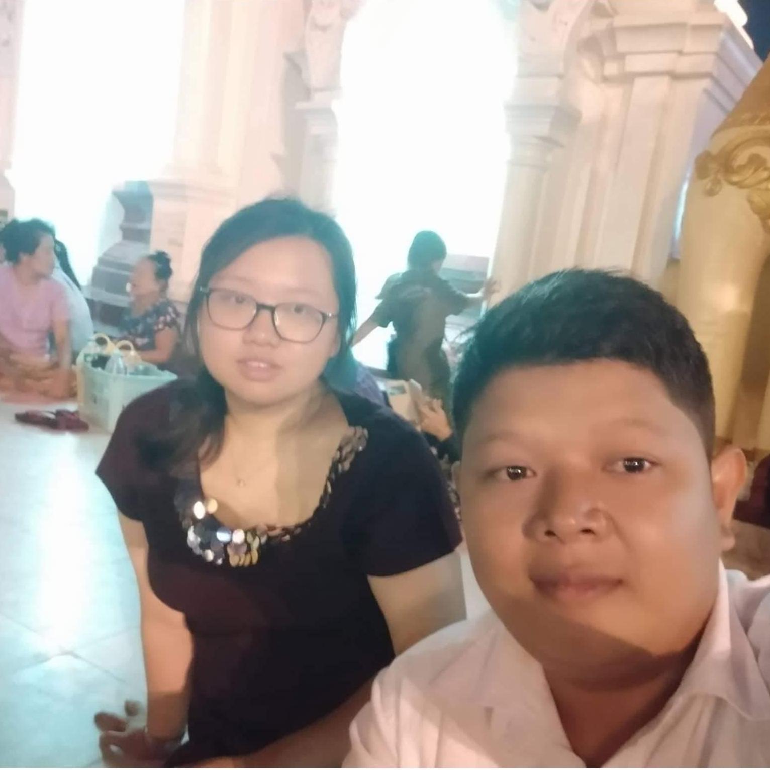 Myanmar New Year, at Shwe Dagon Pagoda
