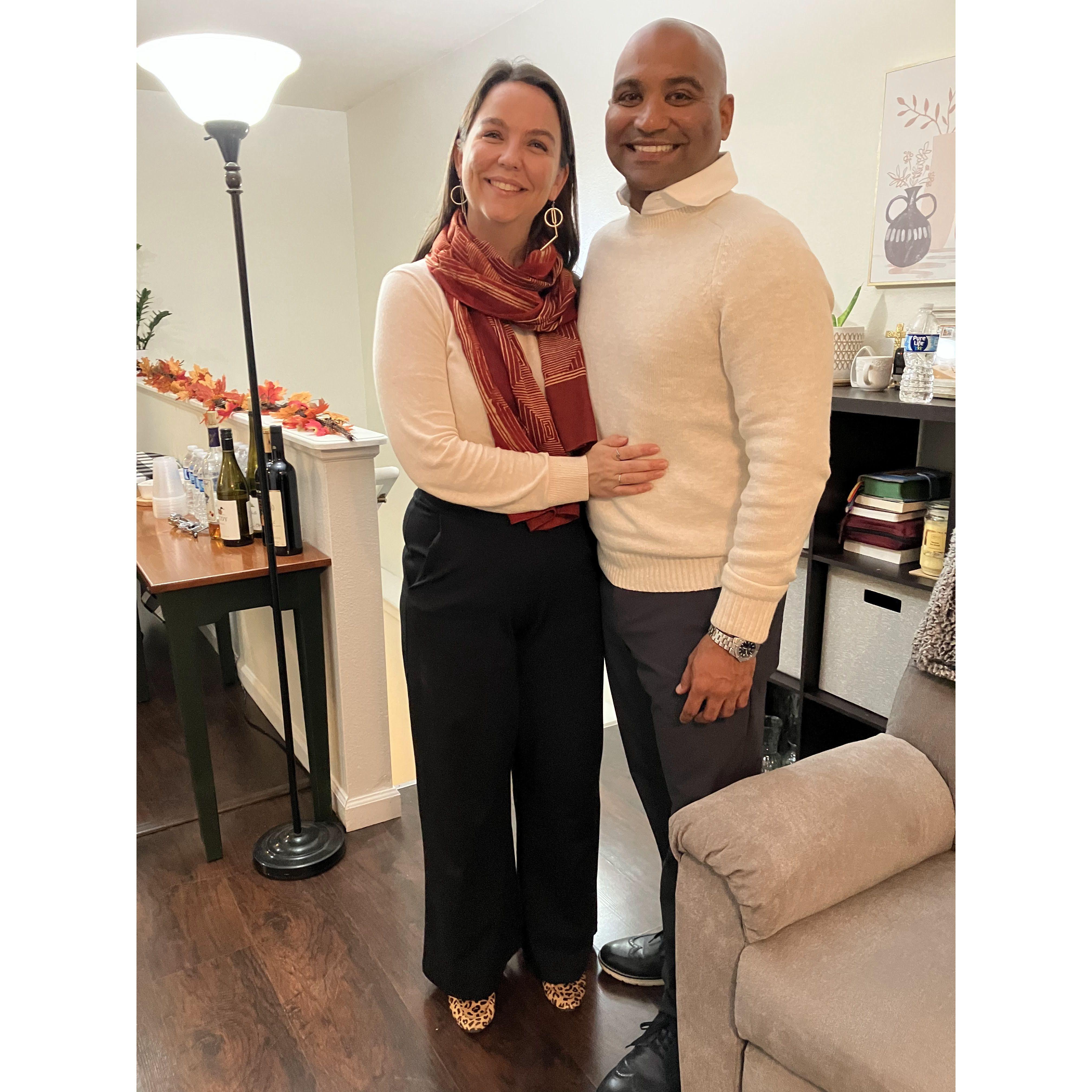 Our first Thanksgiving together