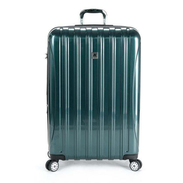 Teal Delsey Luggage Helium Aero 29 Inch Expandable Spinner Trolley