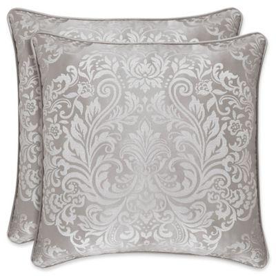 J. Queen New York™ La Scala 20-Inch Square Throw Pillow in Silver