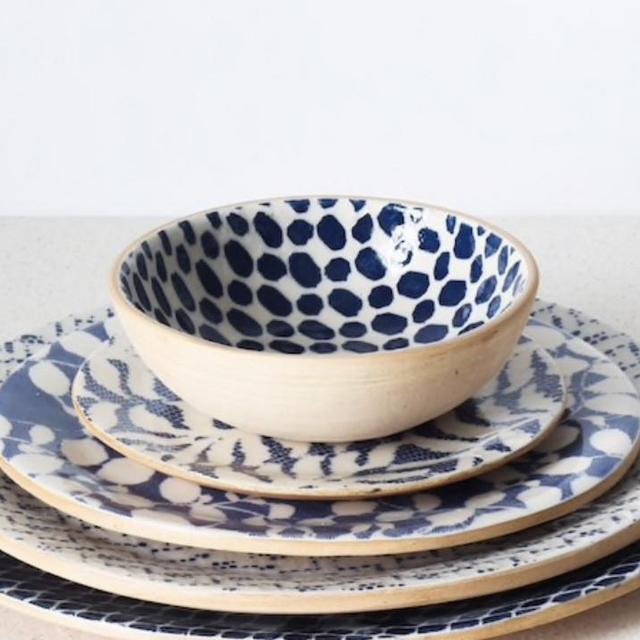 Terrafirma Ceramics – Dinnerware (Cobalt)