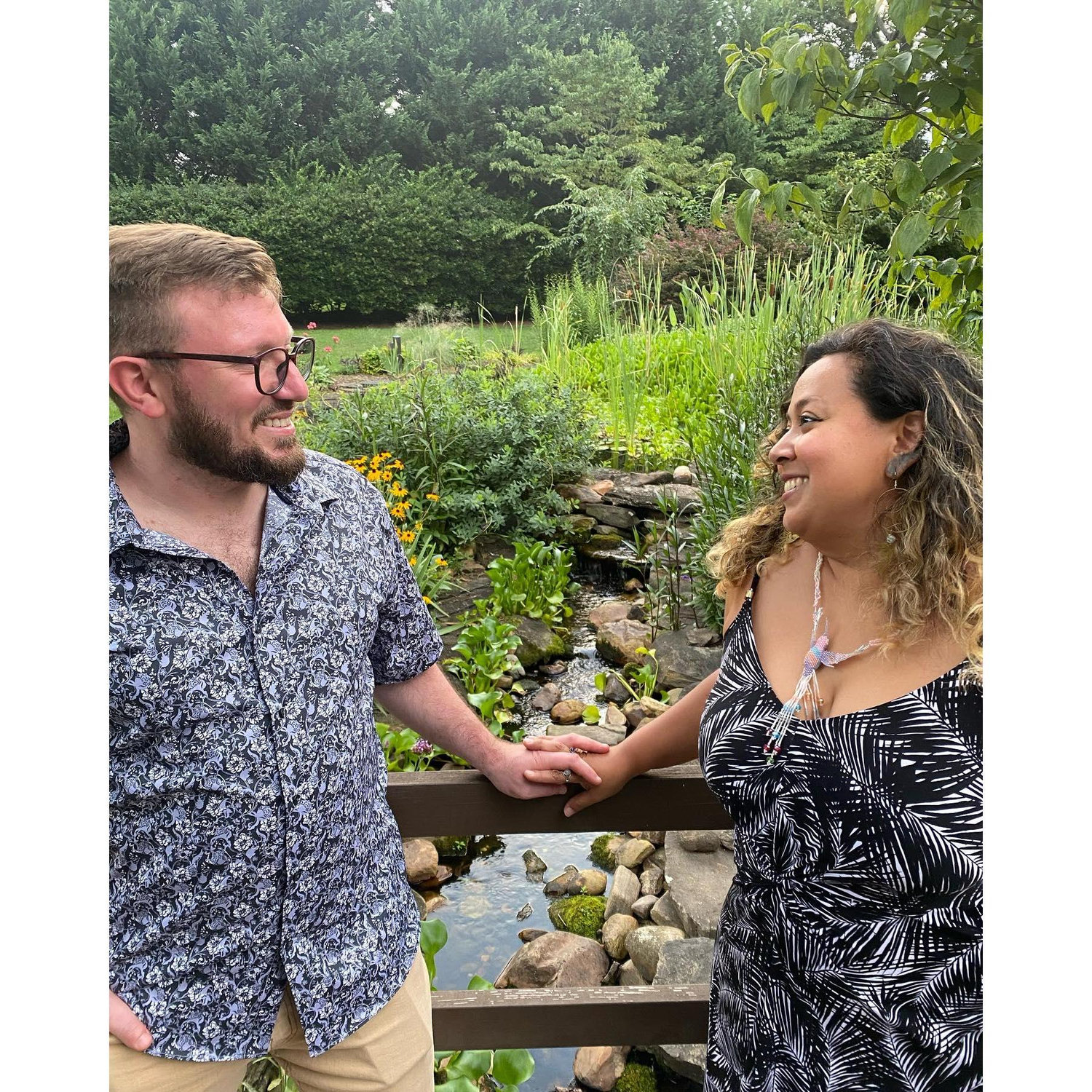 We just can't stop looking at one another... Thanks to Max for snapping this pic of us earlier this year!