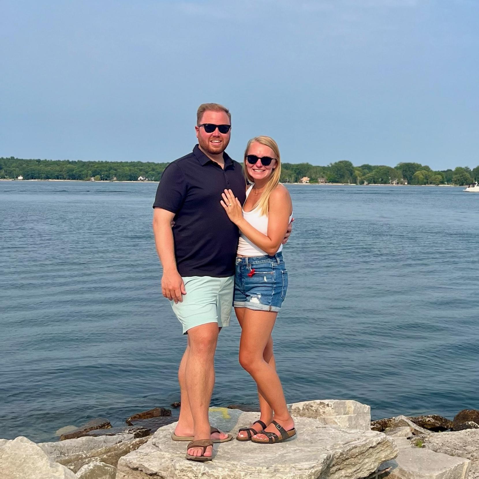 Celebrating our engagement in Door County