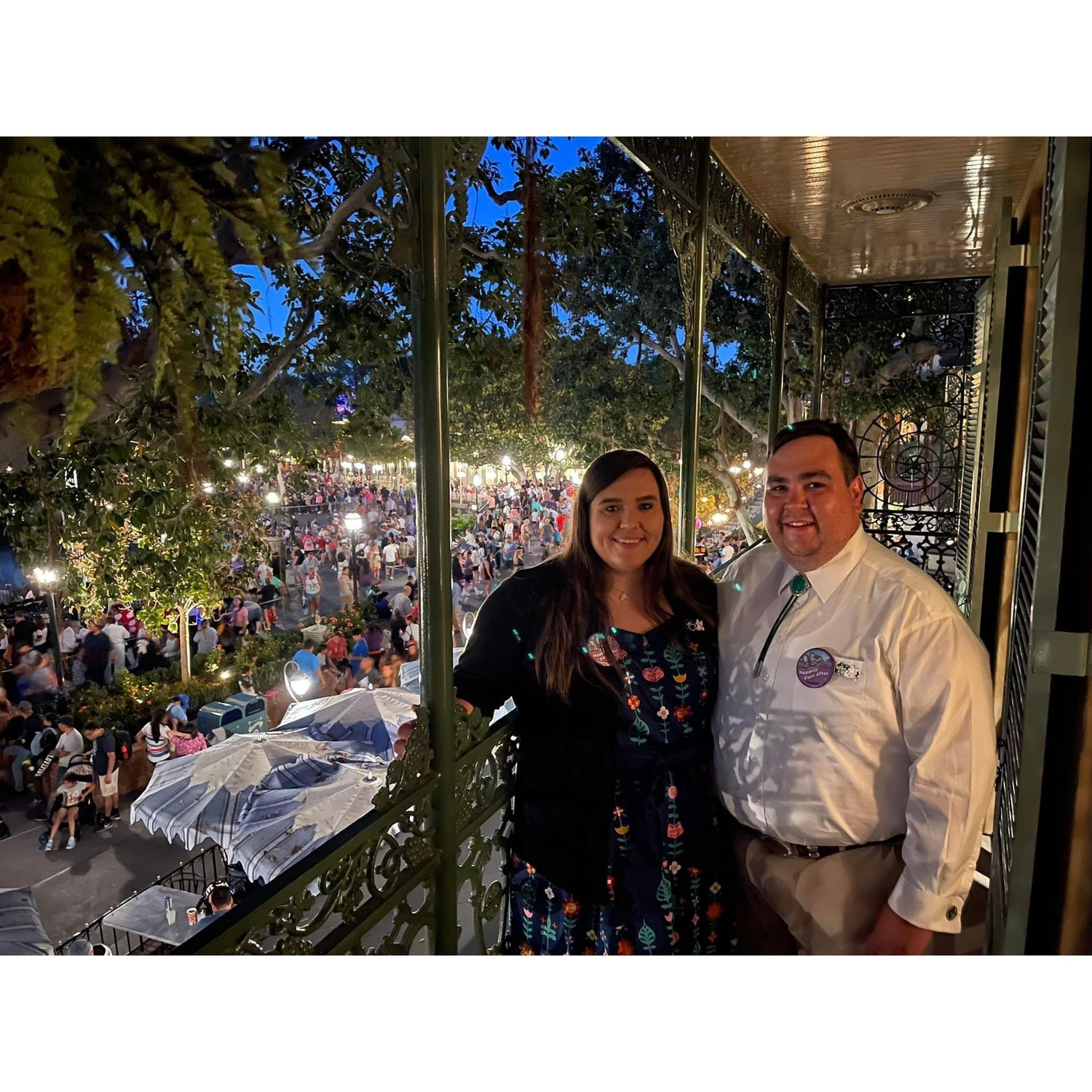 Celebrating our engagement at Club 33 - 2022