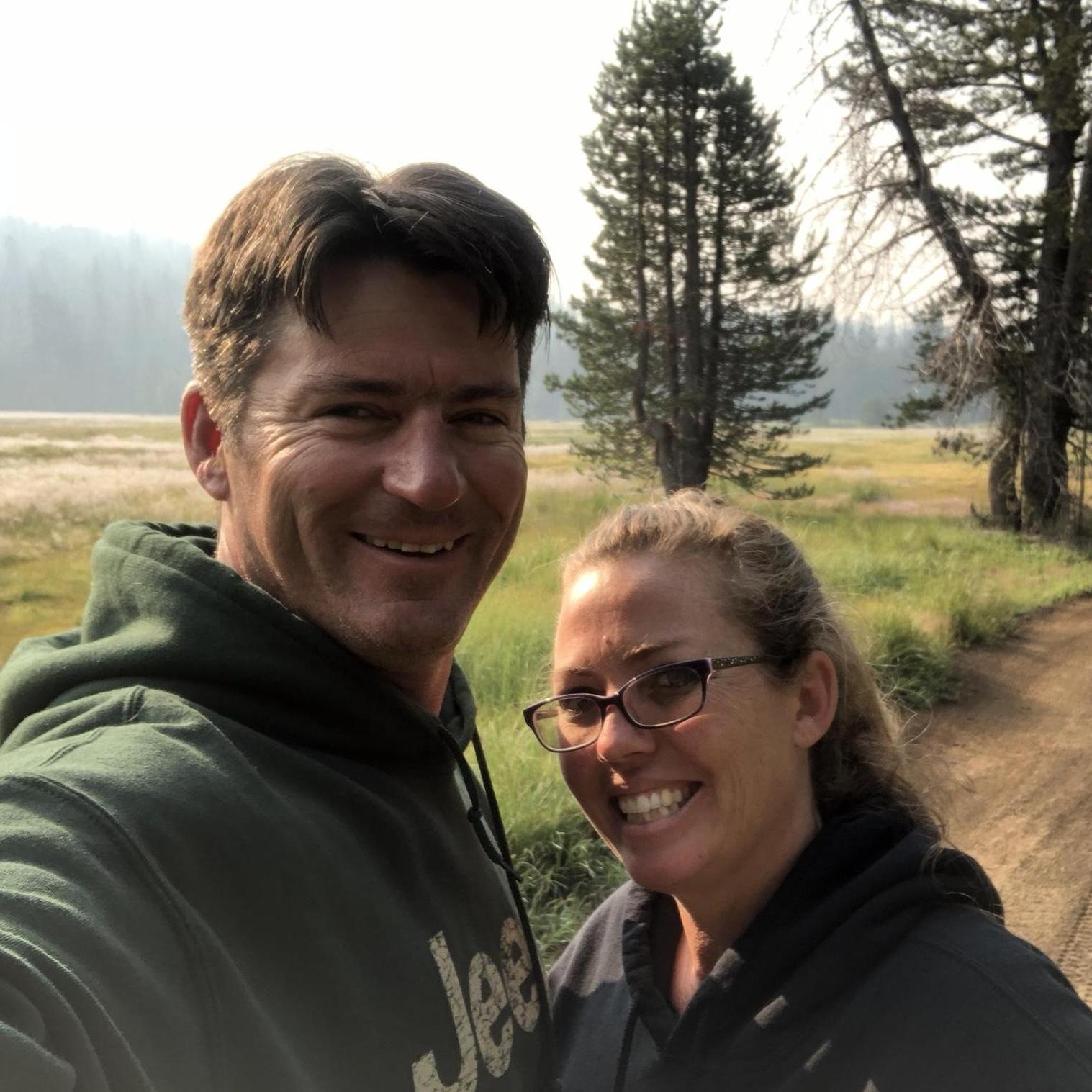 Brian was able to convince Denise to go dry camping for the first time in Deer Valley, CA - July of 2018
