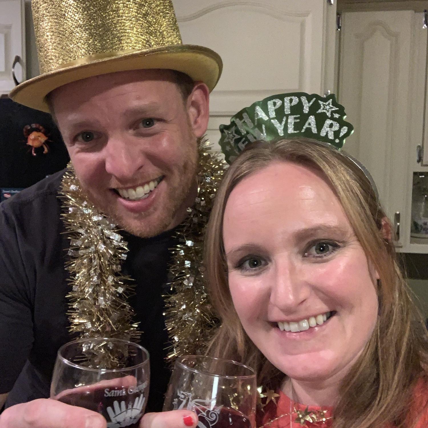 Emily and Eric’s first NYE together! At Eric’s parents house in Westminster. December 31, 2020.