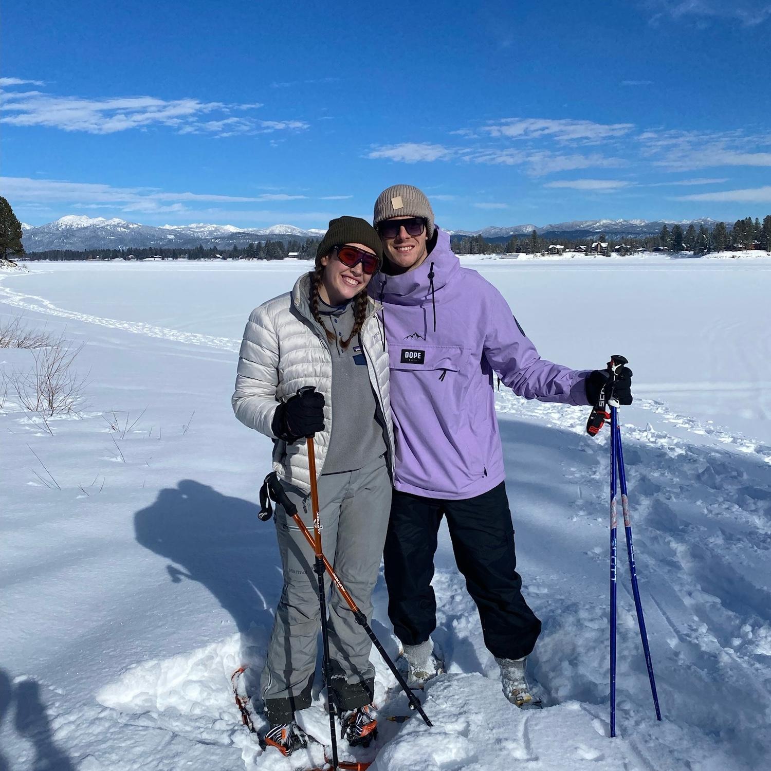 Fun in the snow in Donnelly with the Cox family!