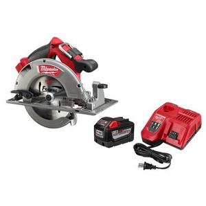 Milwaukee 48-59-1890PC M18 FUEL 18-Volt Lithium Ion Brushless Cordless 7 1/4 in. Circular Saw with M18 18-Volt 9.0Ah Starter Kit