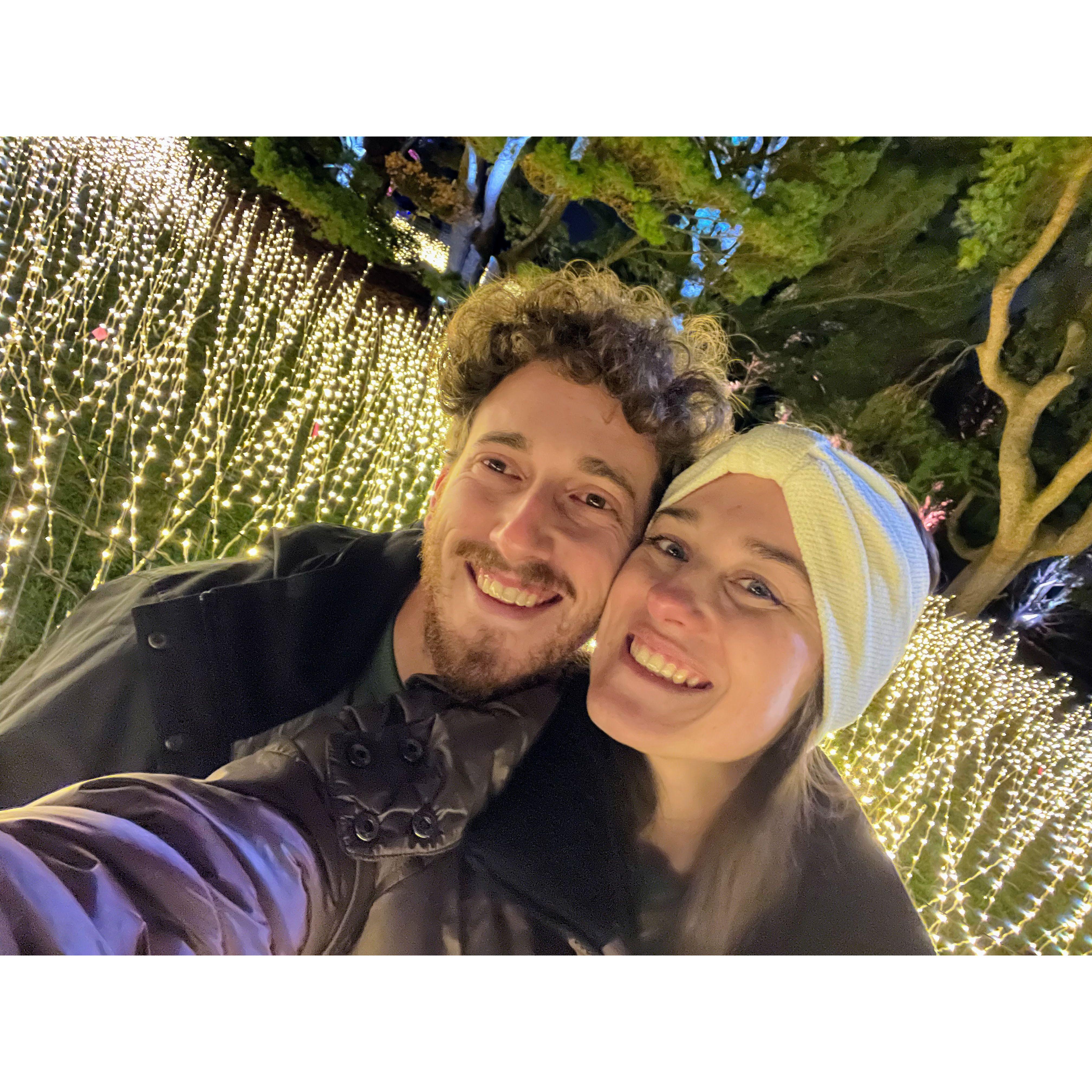 Right before getting engaged!