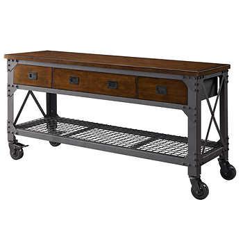 Whalen 72"  Metal and Wood Workbench