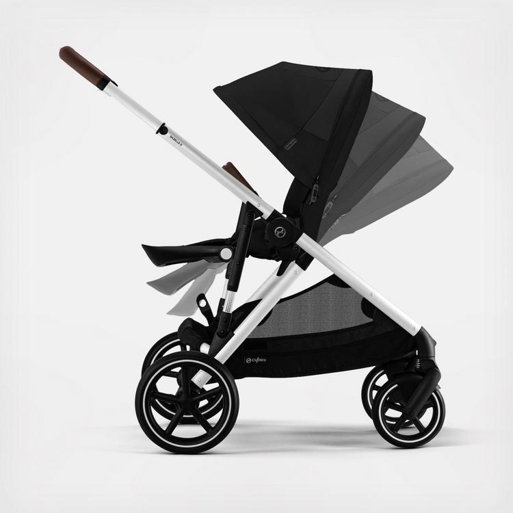 Cybex Gazelle S Stroller Moon Black/Silver Frame