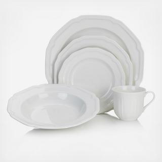 Antique White 5-Piece Place Setting, Service for 1