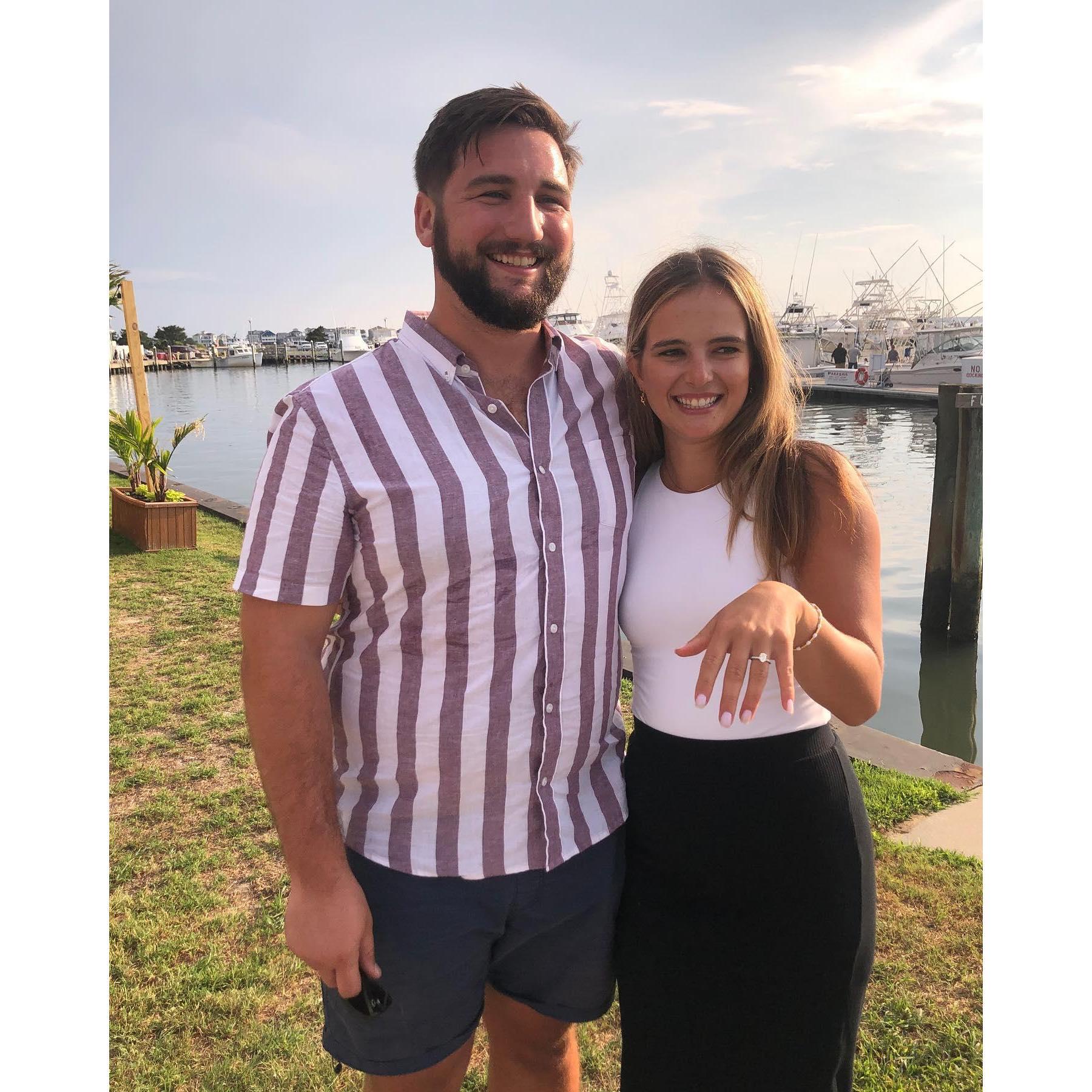 When we got engaged! August 2022