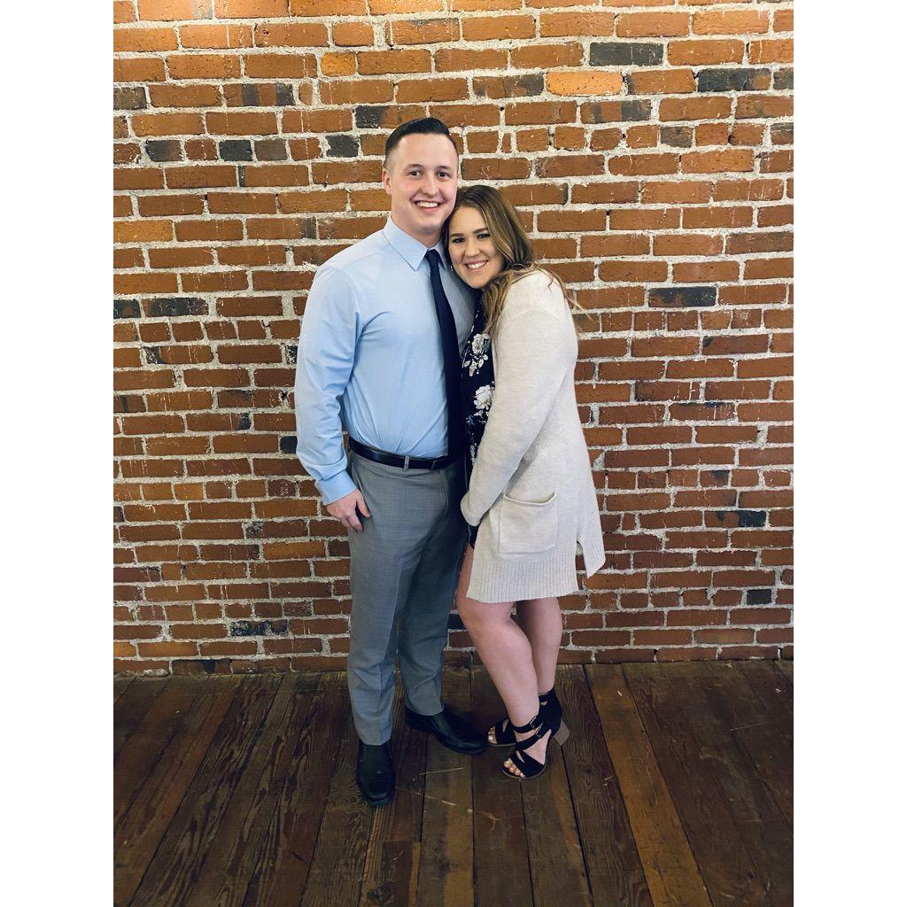 We said "I love you" for the first time on this night!