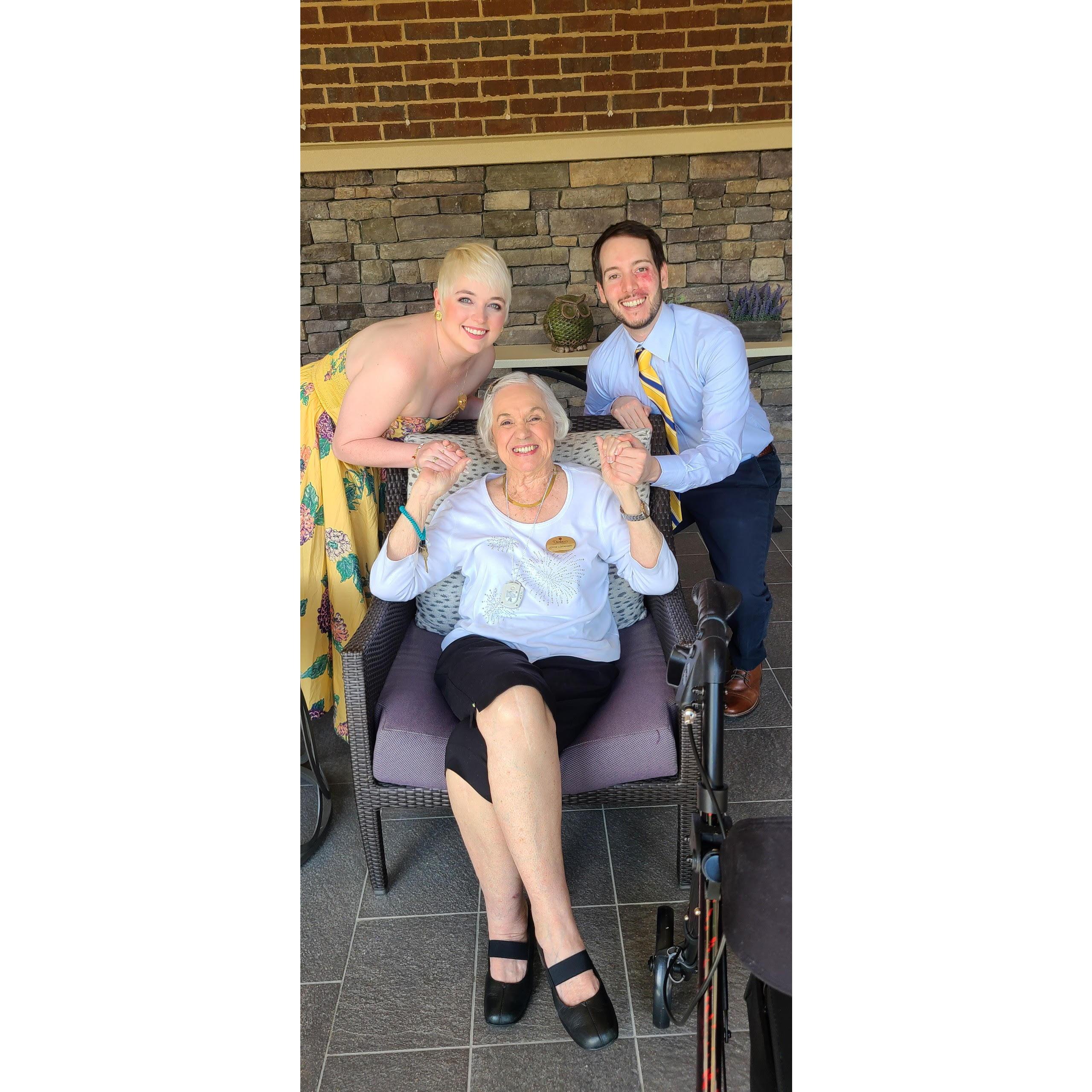 Mel and Ben love their sweet Nana!