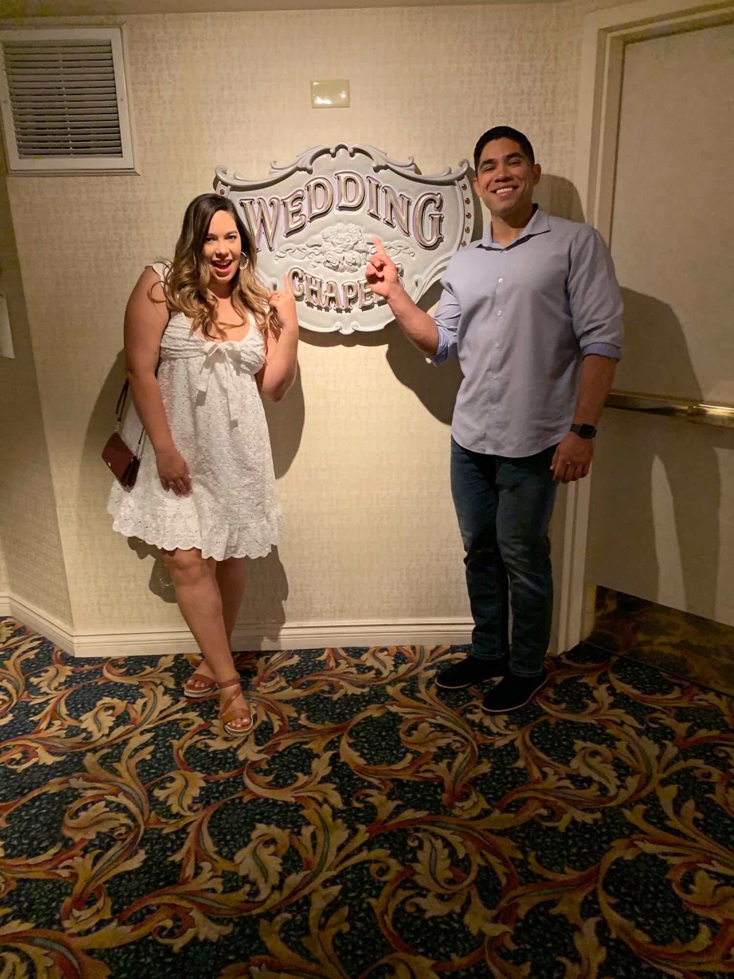 Celebrating in Vegas